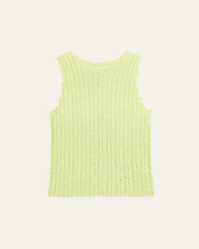Jellyfish Pleats Tank Top